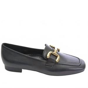 NEW VANELI women's simply slip on loafers in black leather